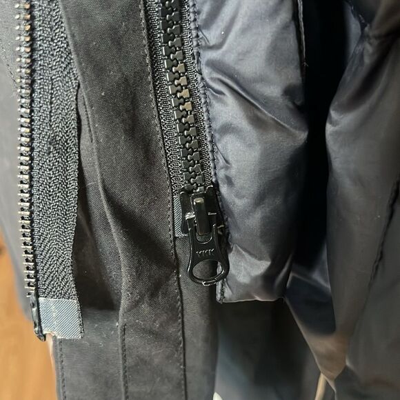 Comptoir Des Cotonniers Black Mid-Length Removable Puffer Lining Jacket - Picture 6 of 7